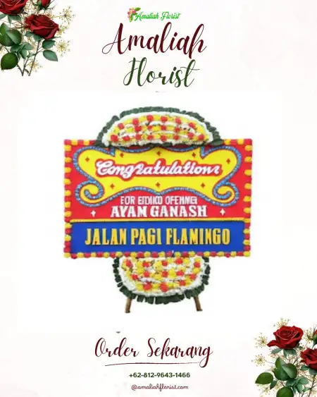 Sewa Papan Bunga Abung Selatan